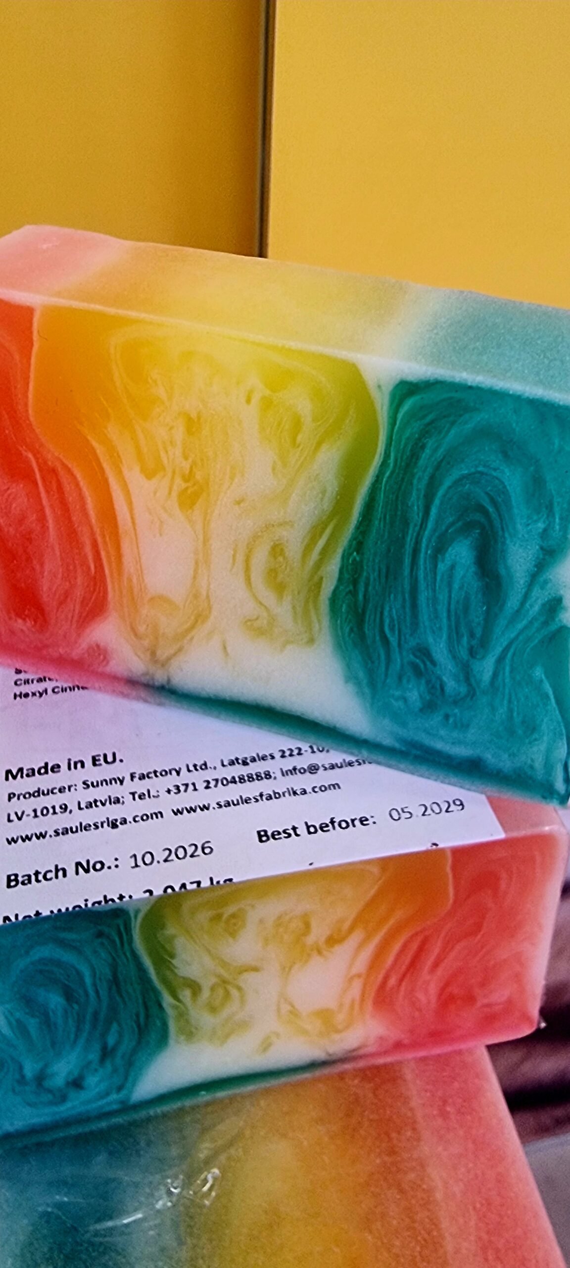 Mango skonio rankų darbo muilas 100 g.